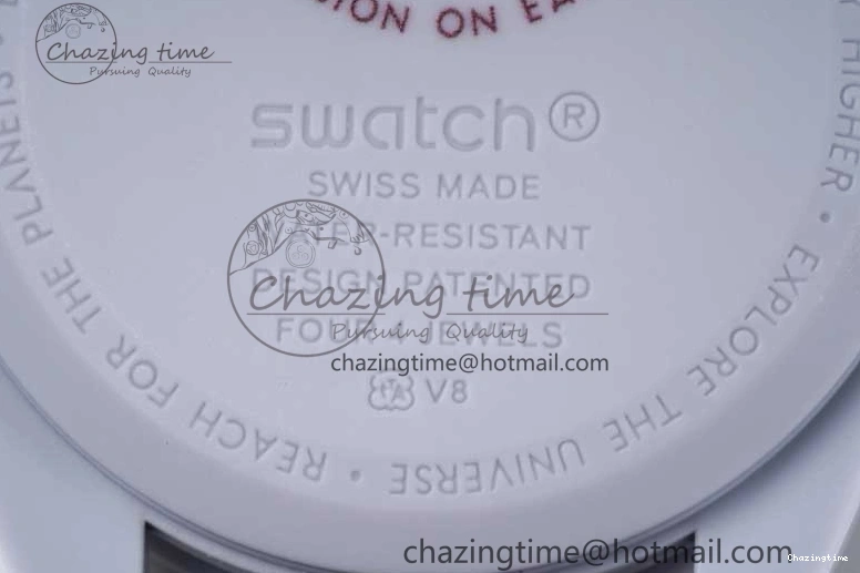 1229 Speedmaster Misson To Pluto 1:1 Best Edition Gray Dial On Nylon Strap Quartz TravelReady 7858